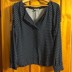 LOFT long sleeve blouse